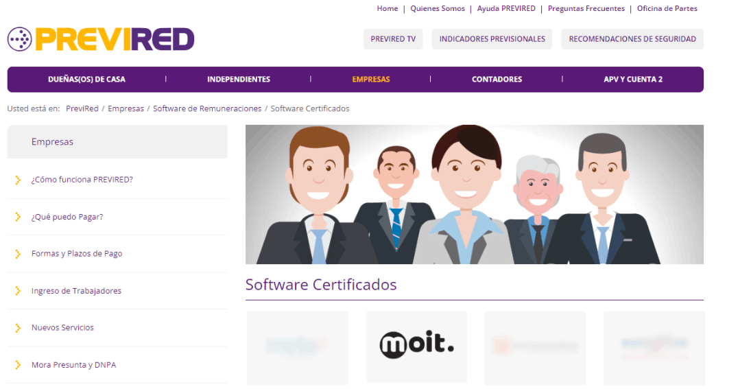 Certifica Previred